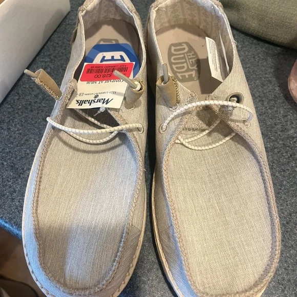 Hey Dude Women’s Casual Shoes - Cream - Picture 2 of 3